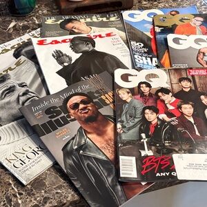 Bundle of 9 Men’s Magazines GQ Sports Illustrated Esquire